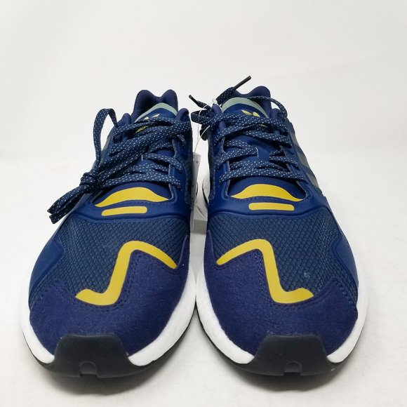 adidas Boost Day Jogger FW4832 Running Trainer Navy Blue Black Gold 12.5… - Picture 4 of 11